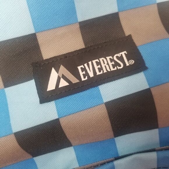 EVEREST NYLON BACKPACK. BLUE CHECKED. - Picture 2 of 14